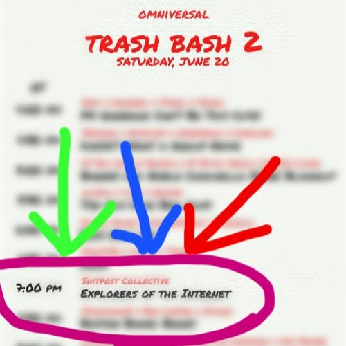JOIN EOTI URL SHOW LIVE; JUNE 20TH 7PM ET @ OMNIVERSAL TRASH BASH
