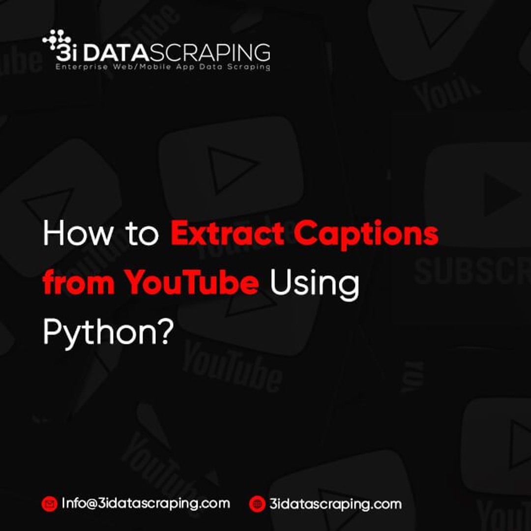 Stream episode How to Extract Captions from YouTube Using Python by 3i ...