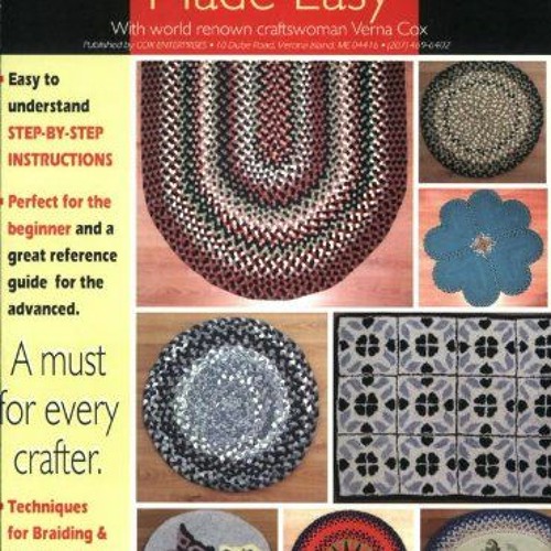 [Read] EPUB 🎯 Rug Hooking & Braiding Made Easy by  Verna Cox,Ken Cox,Verna Cox [EPUB