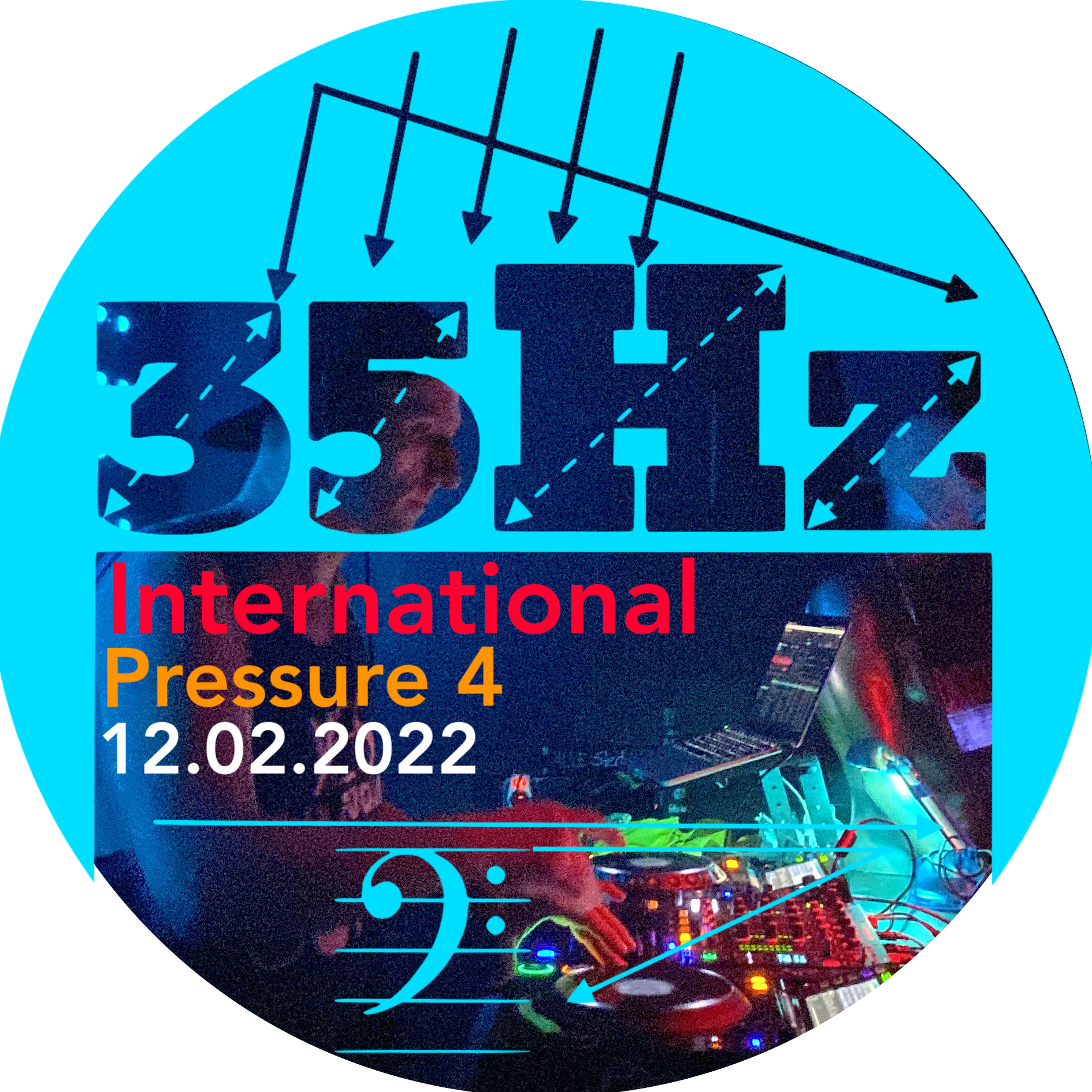 35Hz - International Pressure 4 / 2022-02-12 ☼ TECHNO BUNKER episode artwork