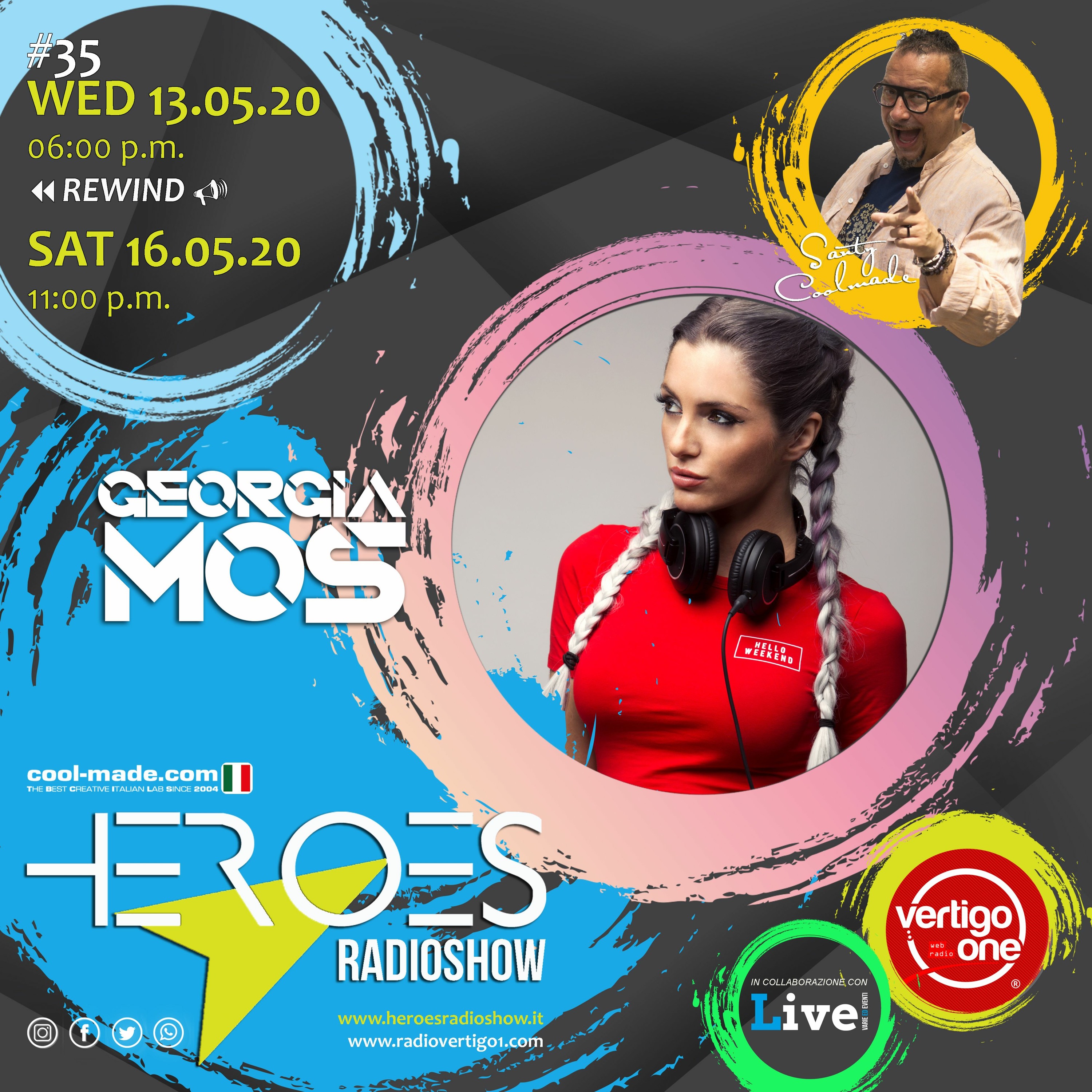#35/2019-20> HEROES RadioShow - Special Guest GEORGIA MOS episode artwork