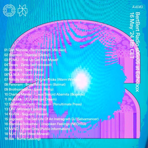 BertBert Radio s06e05 at Echobox Radio 16-05-24