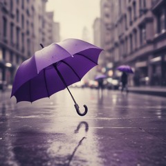 Purple umbrella