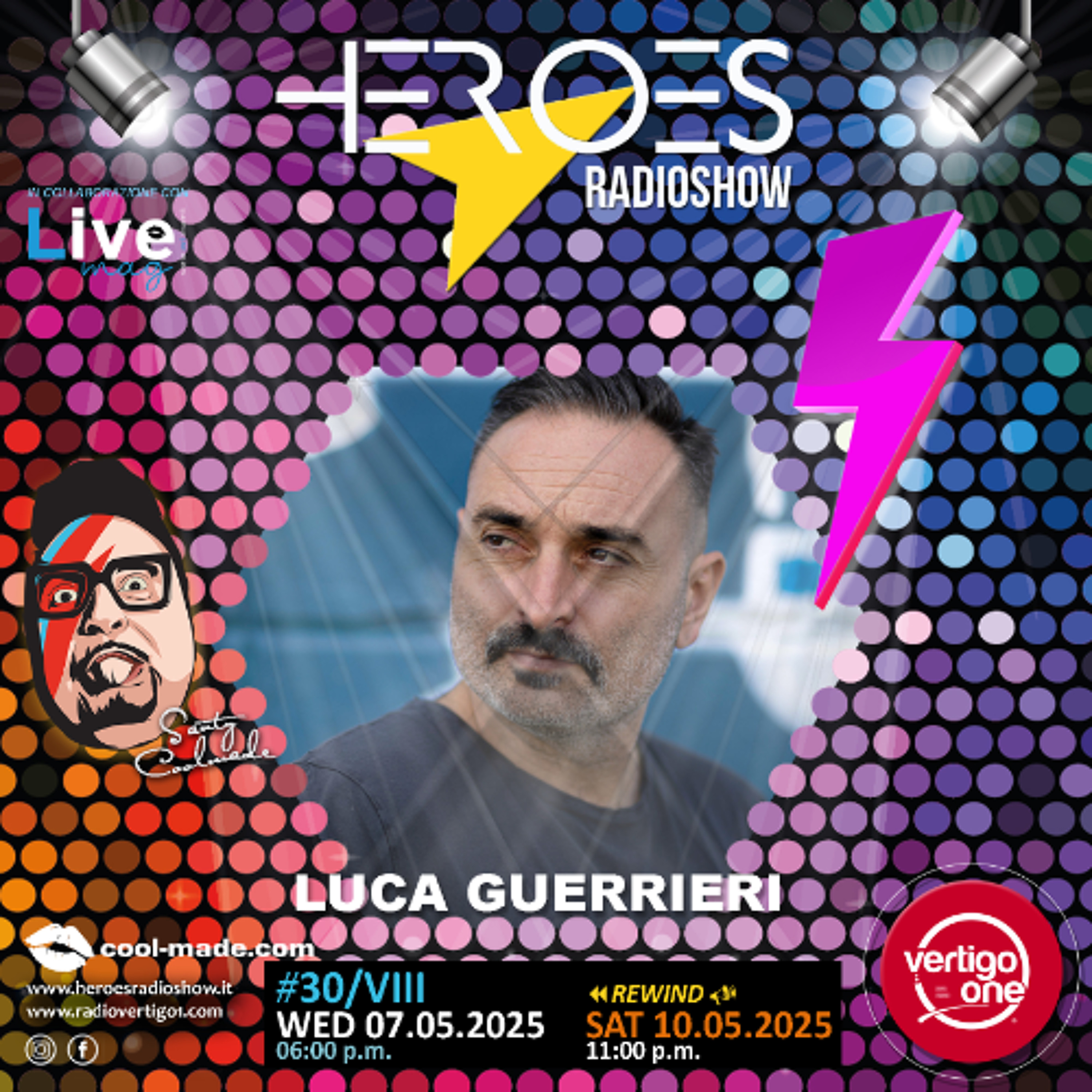 30/2024-25> HEROES RadioShow - Special Guest LUCA GUERRIERI episode artwork