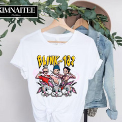 Blink 182 Throwing Knives Rabbit Shirt
