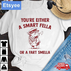 You're Either A Smart Fella Or A Fart Smella Bouledogue Meme Funny T-Shirt