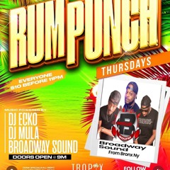 BROADWAY SOUND LIVE AT RUM PUNCH THURS IN HARTFORD CT