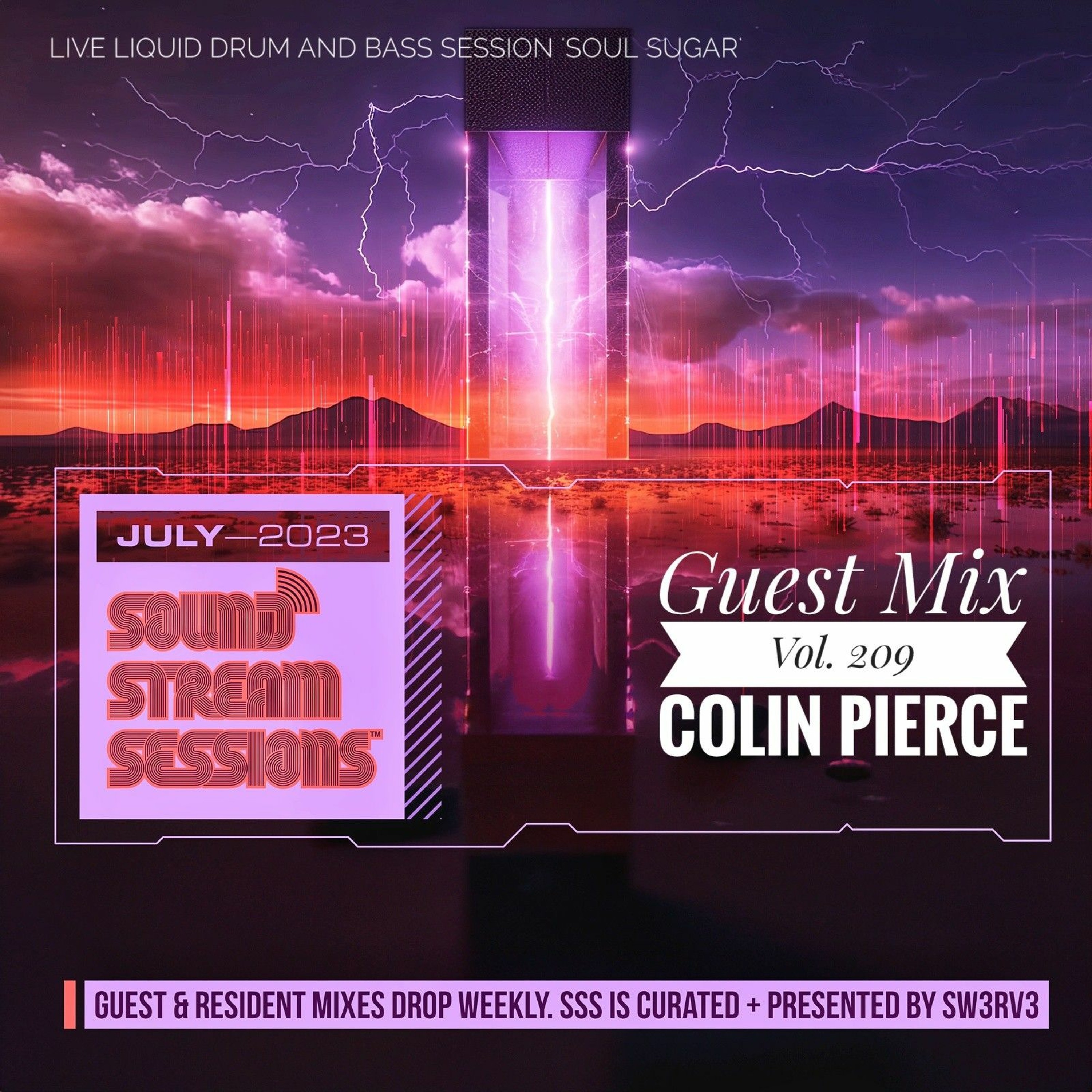 Guest Mix Vol. 209 'Soul Sugar' (Colin Pierce aka NyL0C) Live Liquid DnB Session episode artwork