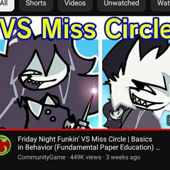 Friday Night Funkin Vs Miss Circle Math - Song (Fundamental Paper Education FNF Mod)