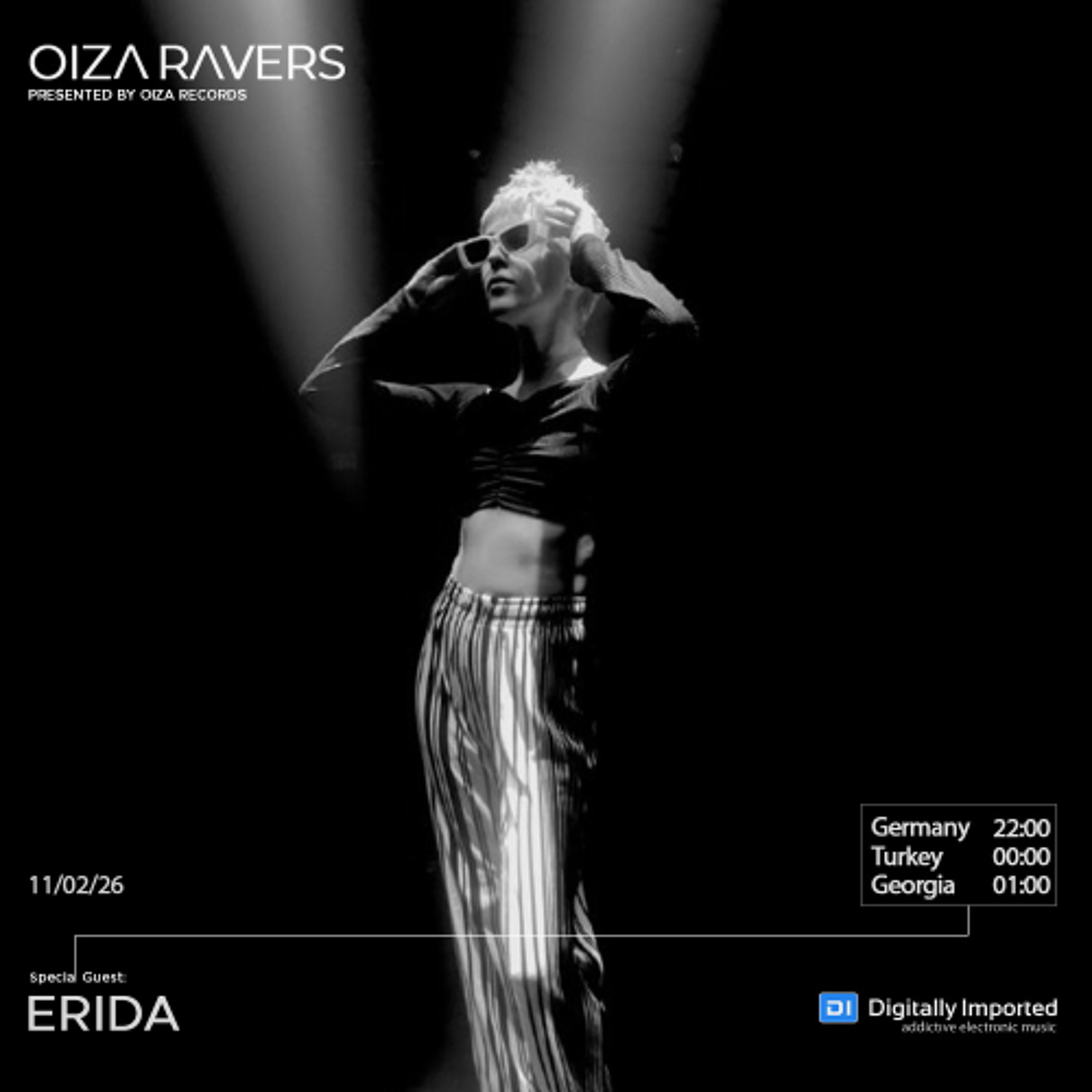 ERIDA - RADIOSHOW OIZA RAVERS 152 EPISODE (DI.FM 11.02.26) episode artwork