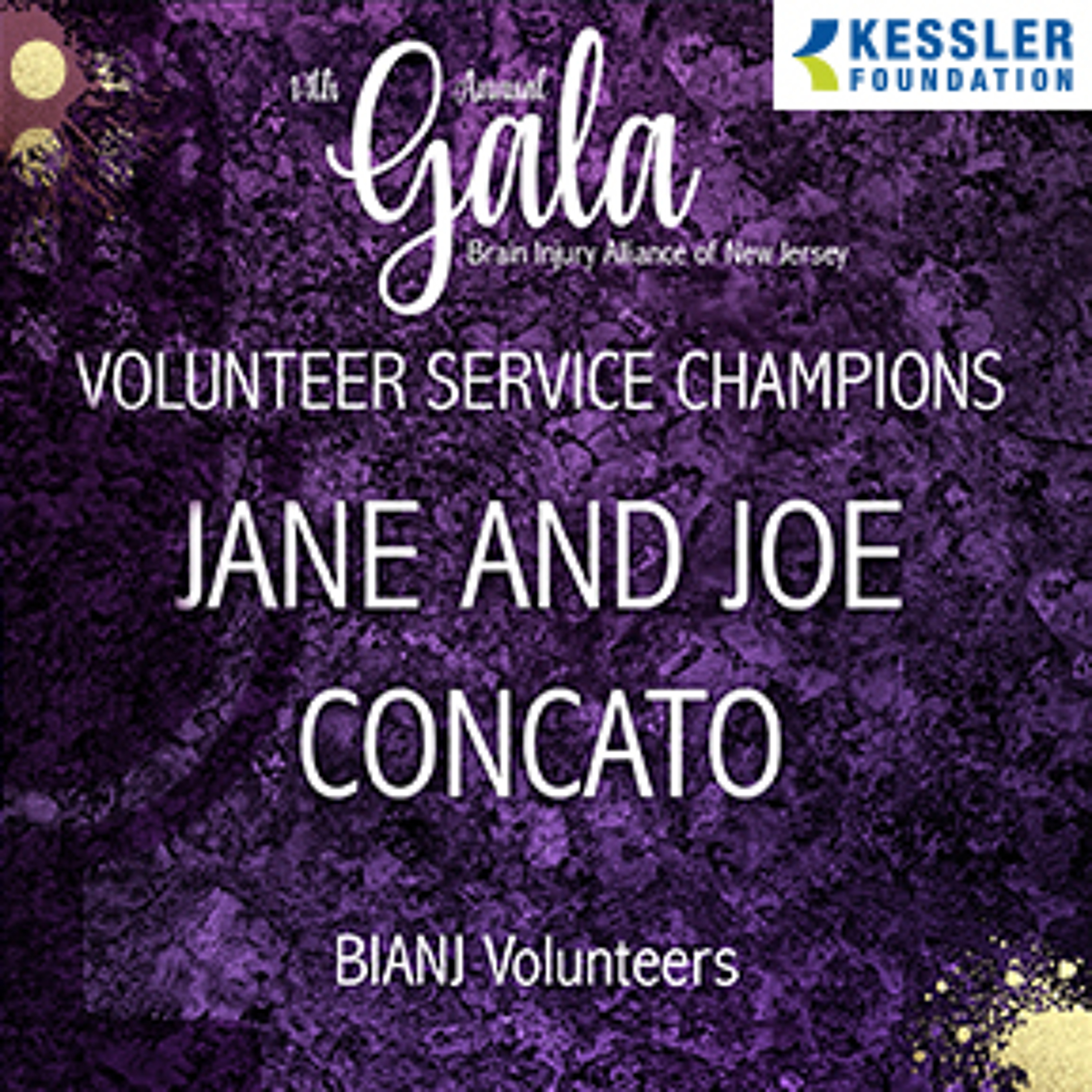 Volunteering Has Given Us Both a Purpose - 2020 BIANJ honoree Jane and Joe Concato