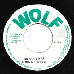 Burning Spear - No More War / Version - 1976