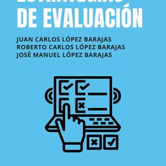 Read Pdf  Estrategias de evaluaci?n: Evaluar los procesos de aprendizaje (Spanish Edition)