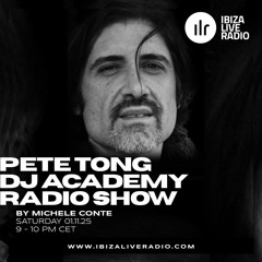 Michele Conte set for The Pete Tong DJ Academy Radio Show on Ibiza Live Radio 2025