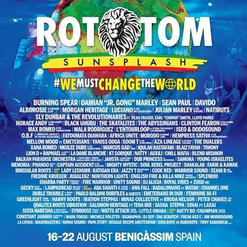 Stream Rototom Sunsplash Radio Listen to MAIN STAGE Rototom
