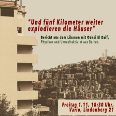 Bericht aus dem Libanon von Ounsi El Daïf
