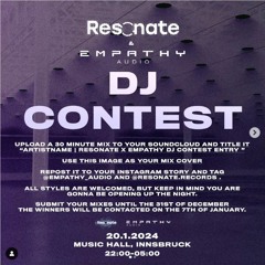 Grintax | Resonate x Empathy DJ Contest entry