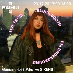 Genome 6.66 Mbp w/ Sirens on Baihui Radio