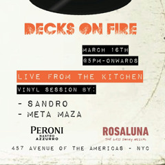 Decks On Fire Vinyl Session 002/ Sandro