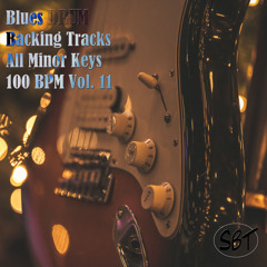 Blues Drum Backing Track in A Minor 100 BPM, Vol. 11