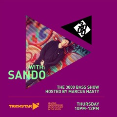 The 3000 Bass Show 011 w/ Sando & Birdy [Trickstar Radio]