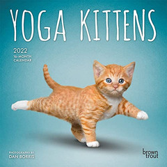 VIEW EPUB 📙 Yoga Kittens OFFICIAL 2022 7 x 7 Inch Monthly Mini Wall Calendar, Animal