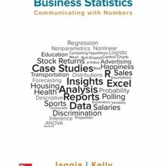 ACCESS EPUB 📃 Business Statistics: Communicating with Numbers by  Sanjiv Jaggia &  A