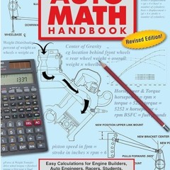 ✔Epub⚡️ Auto Math Handbook HP1554: Easy Calculations for Engine Builders, Auto