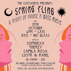 Clitoverse Spring Fling @ Bellingen NSW - Live Set Bass house/Bass line