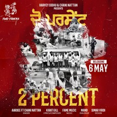 2 Percent (Official Audio) Aardee Feat Chani Nattan Latest Punjabi Songs 2020