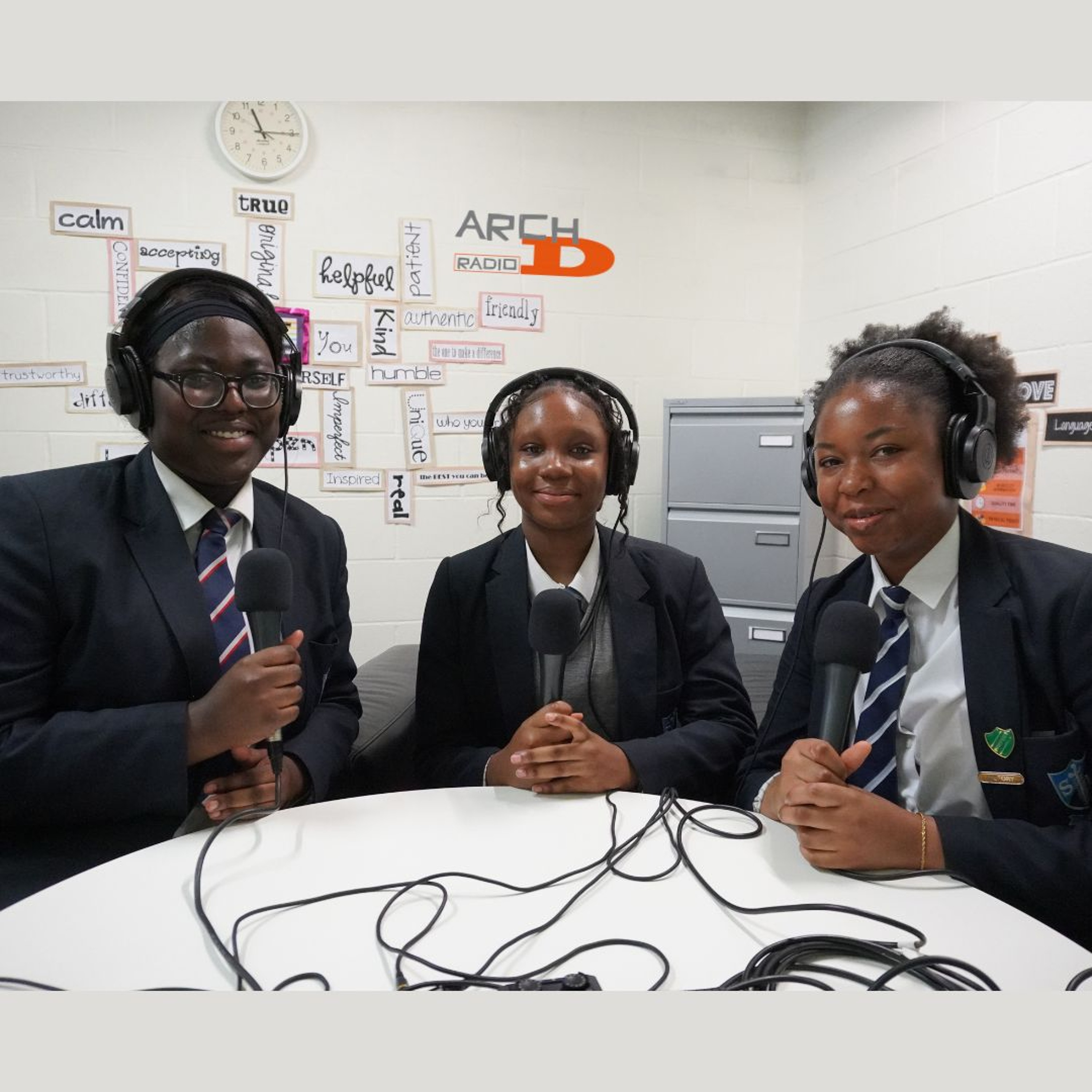 With special guests Catherine, Chisom and Keziah (St Michael's College - London)