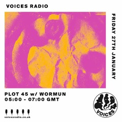 Plot 45 w/ Wormun on Voices Radio — 27th January 2023