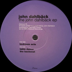 John Dahlbäck - The Backseat [2002]