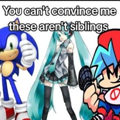 Pasta Night But Boyfriend, Hatsune Miku, and Sonic The Hedgehog Sing It