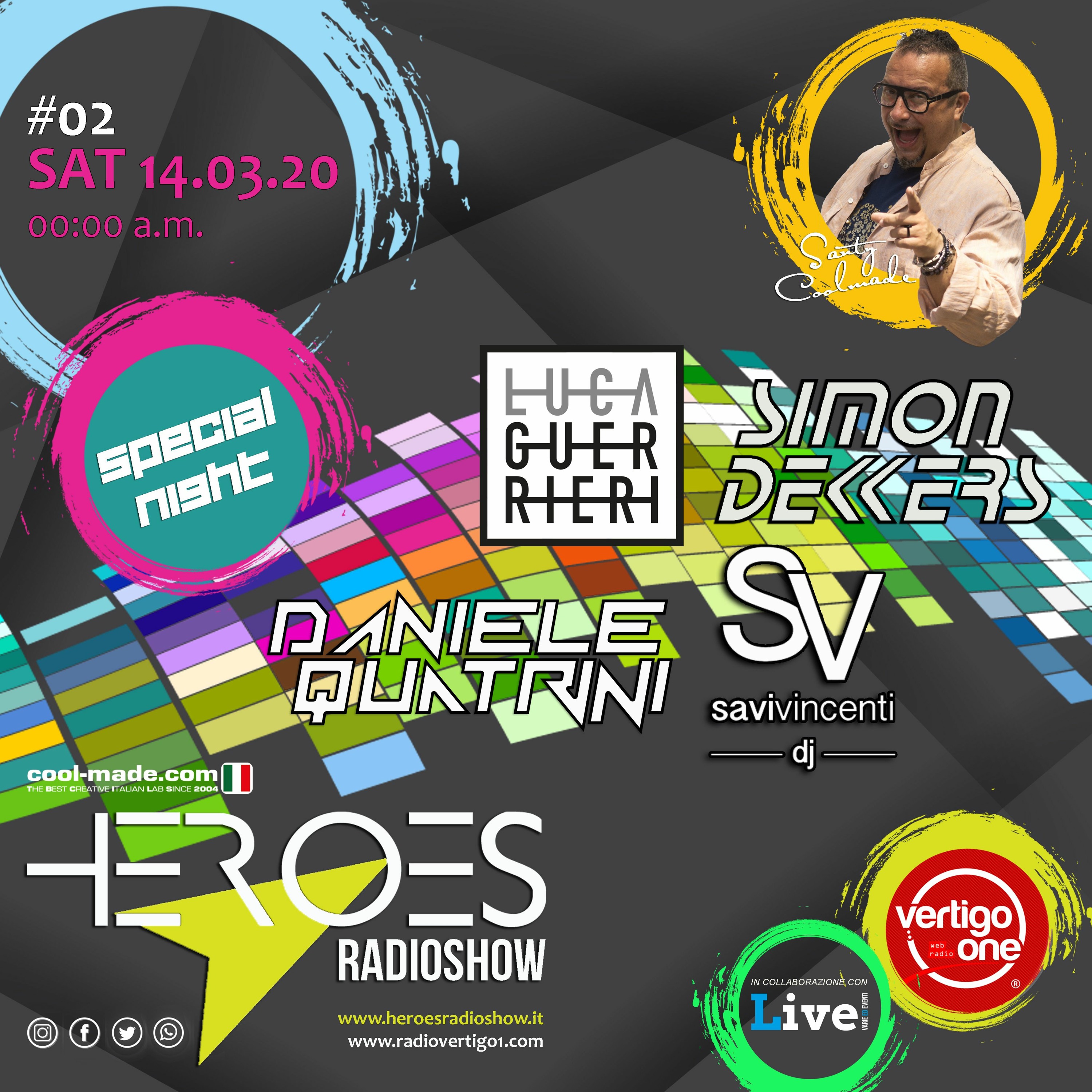 #02/2020 HEROES SpecialNight with GUERRIERI+DEKKERS+QUATRINI+VINCENTI episode artwork
