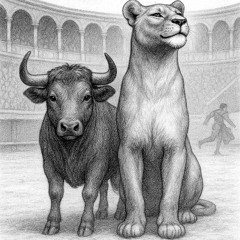 La lionne, reine de l'arène