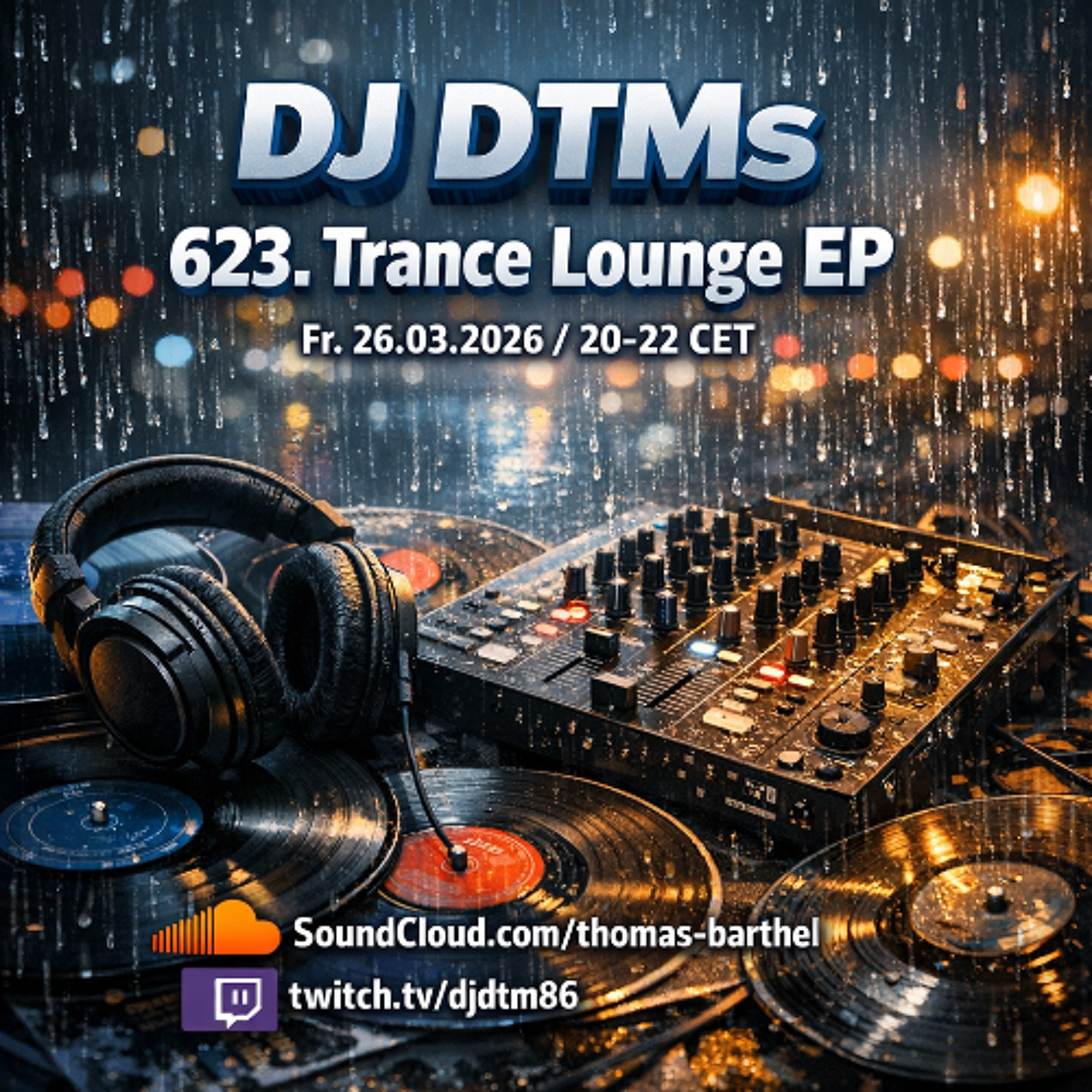 DJ DTMs 623. Trance Lounge EP episode artwork