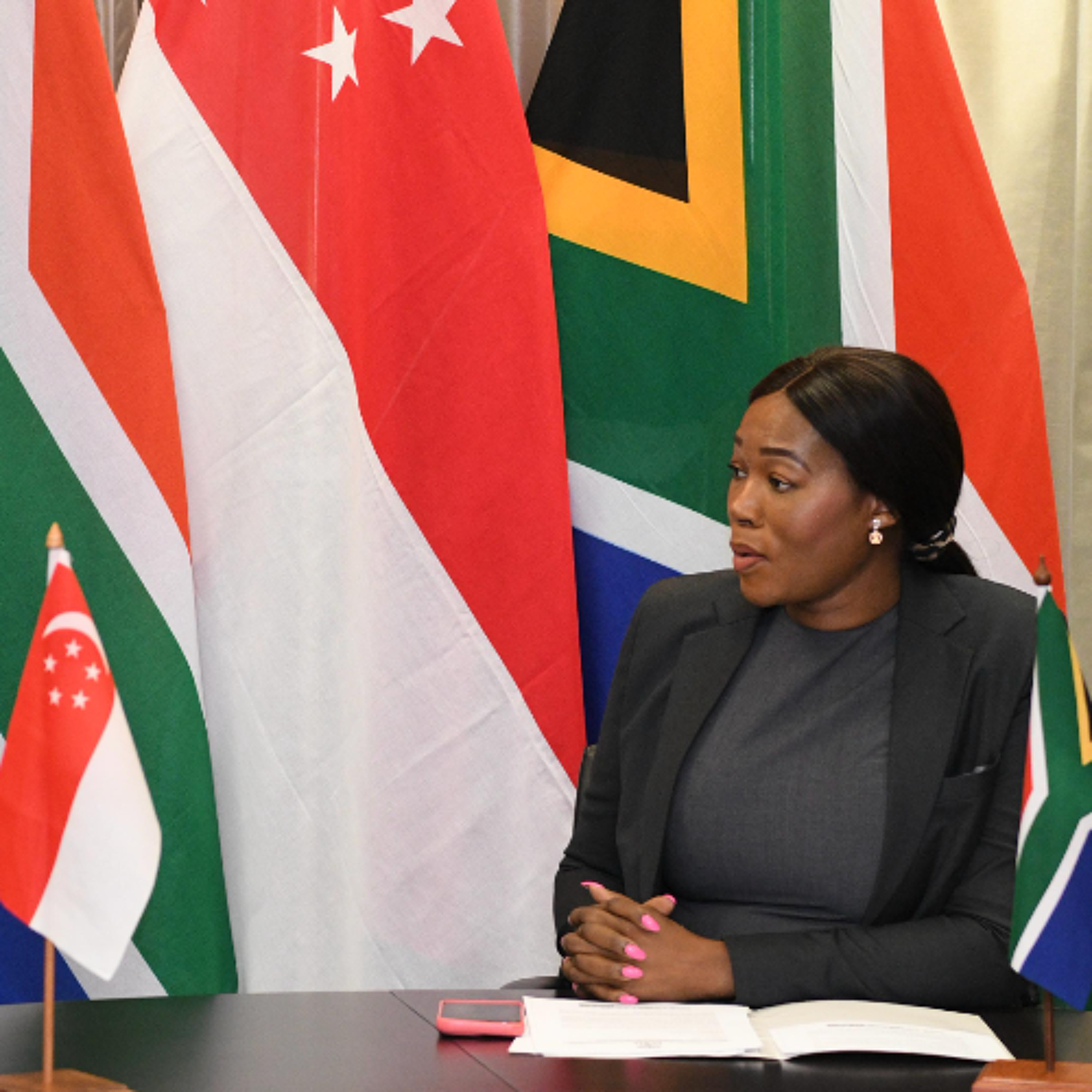 Department of International Relations and Cooperation Deputy Minister Moraka.