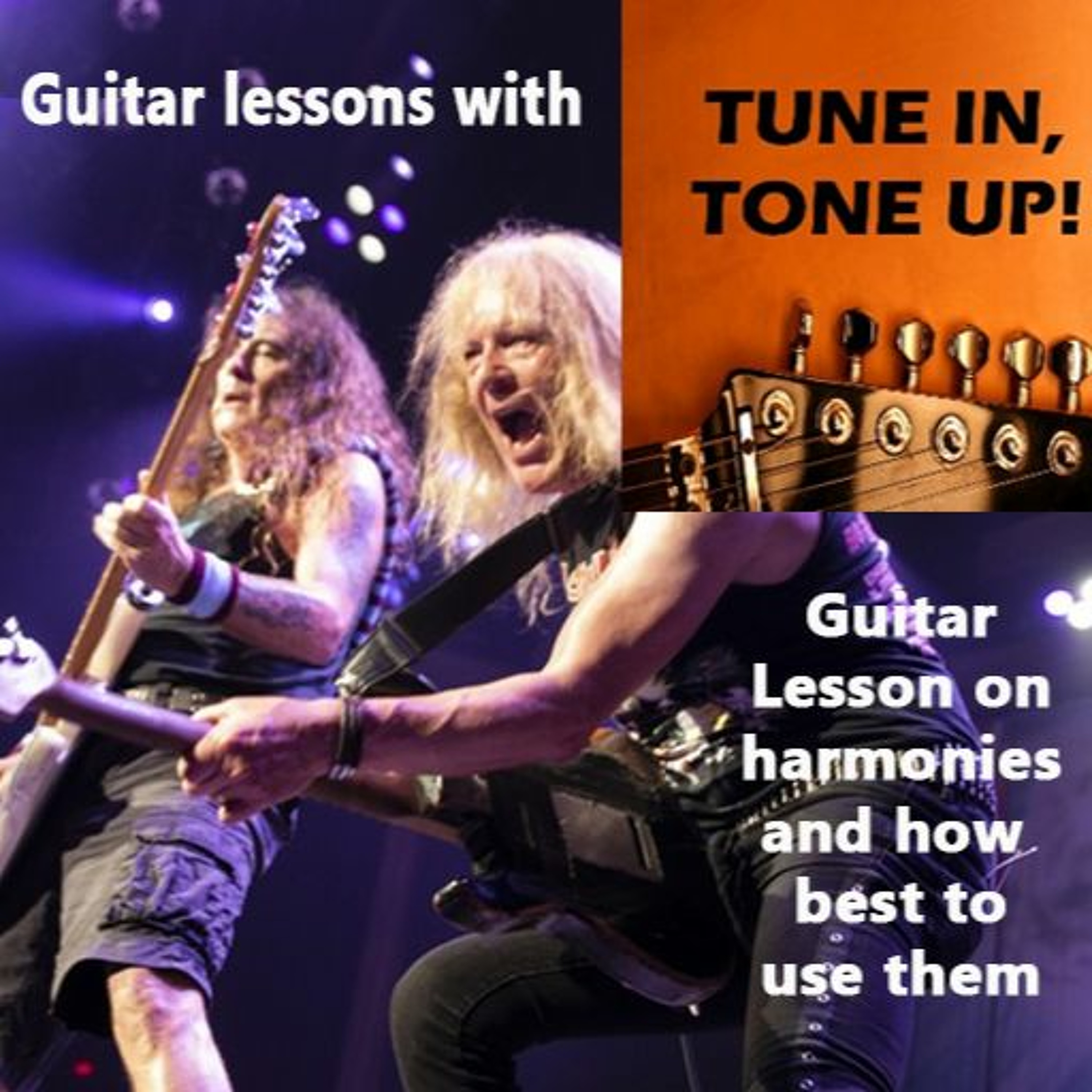 Guitar lesson on harmonies and how best to use them