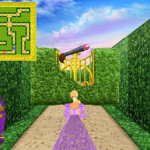barbie as rapunzel computer game