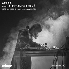 Afraa avec Aleksandra Słyż - 29 Mars 2023