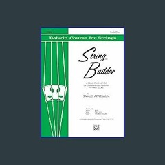 Read$$ ⚡ String Builder Violin Book One (Belwin Course for Strings) [EBOOK PDF]
