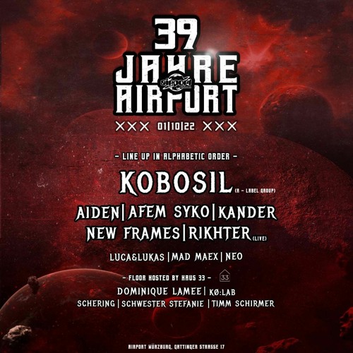 NEO @ 39 Jahre Airport Tag 1 //w Kobosil, Rikhter uvm.
