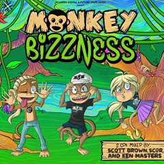 'Monkey Bizzness' Scott Brown, Ken Masters & Sc@r - Unmixed/Mixed CD Album **SOLD OUT**
