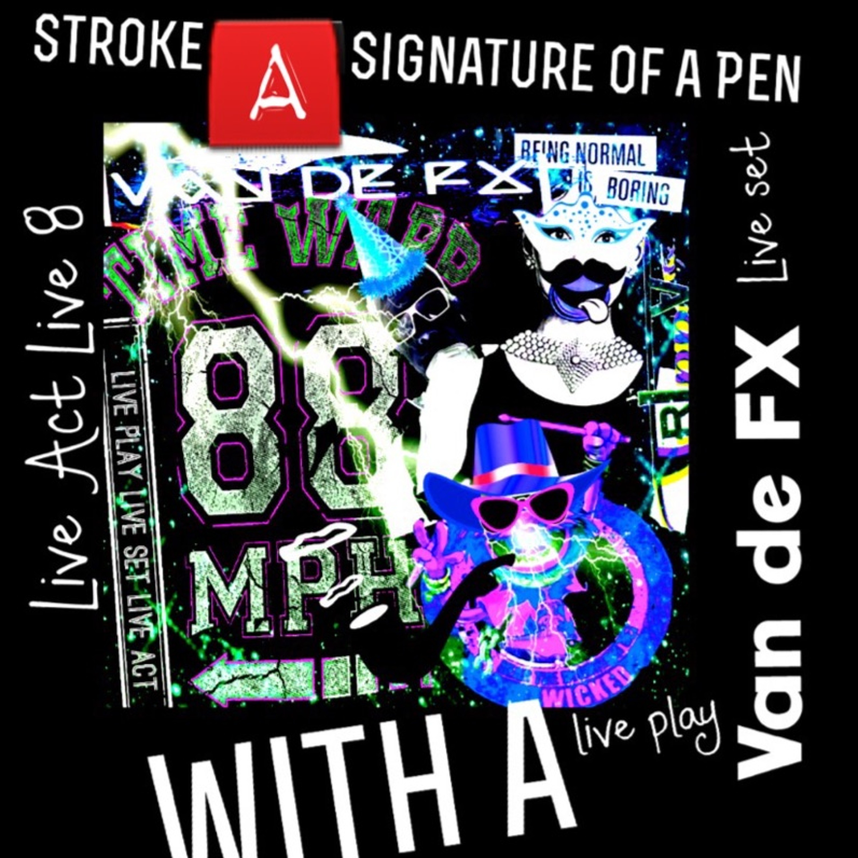 Van de FX live set 2 hold on fight is your devil stroke of pen not jah golden pen finger