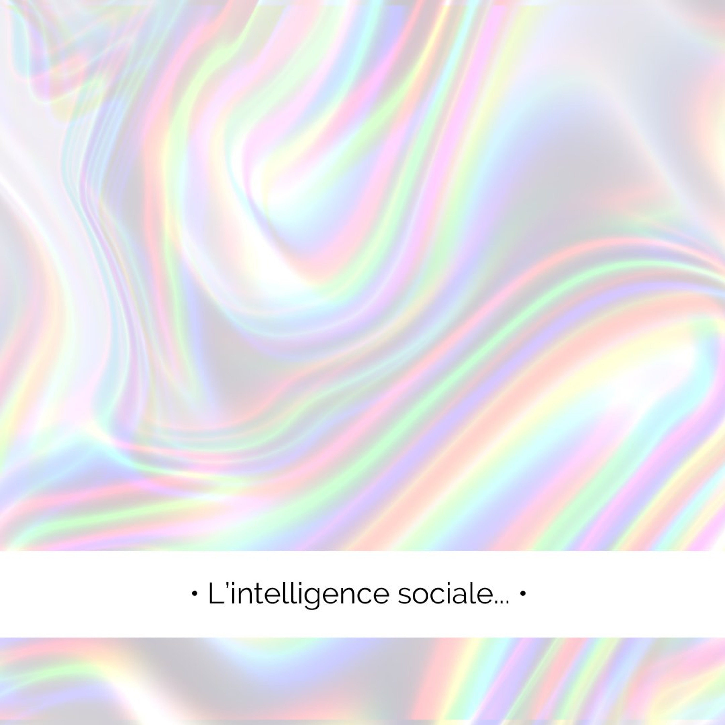 ✨ L'intelligence sociale...