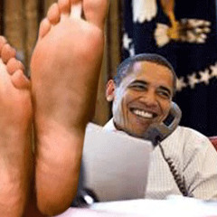 dont open obama's feet pics at 3am (gone political) [ft. lil ketchup packet + flip flop]