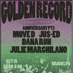 DJ Jus - Ed B2B Move D 1st Time Golden Record Nyc. 15.10.2022