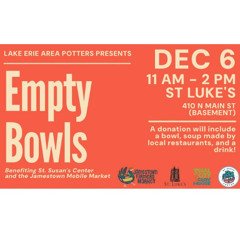 Community Matters - Empty Bowls Project - November 20-27, 2025