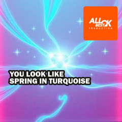 You look like spring in turquoise